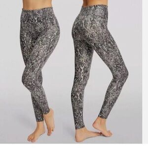 Spanx Python Print Look-At-Me-Now Seamless Leggings